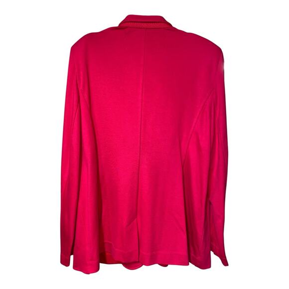 Lane Bryant hot pink blazer Perfect Drape, One Button Soft & Stretchy Plus Sz 20 - Picture 2 of 6